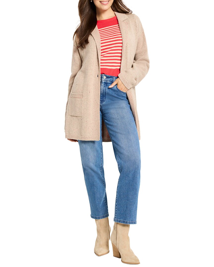 

Кардиган NIC+ZOE Nic + Zoe, коричневый мультиколор