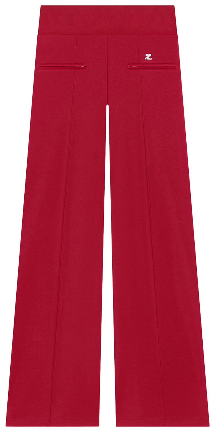 

Брюки Courrèges Interlock Tracksuit Pants 'Ruby', красный