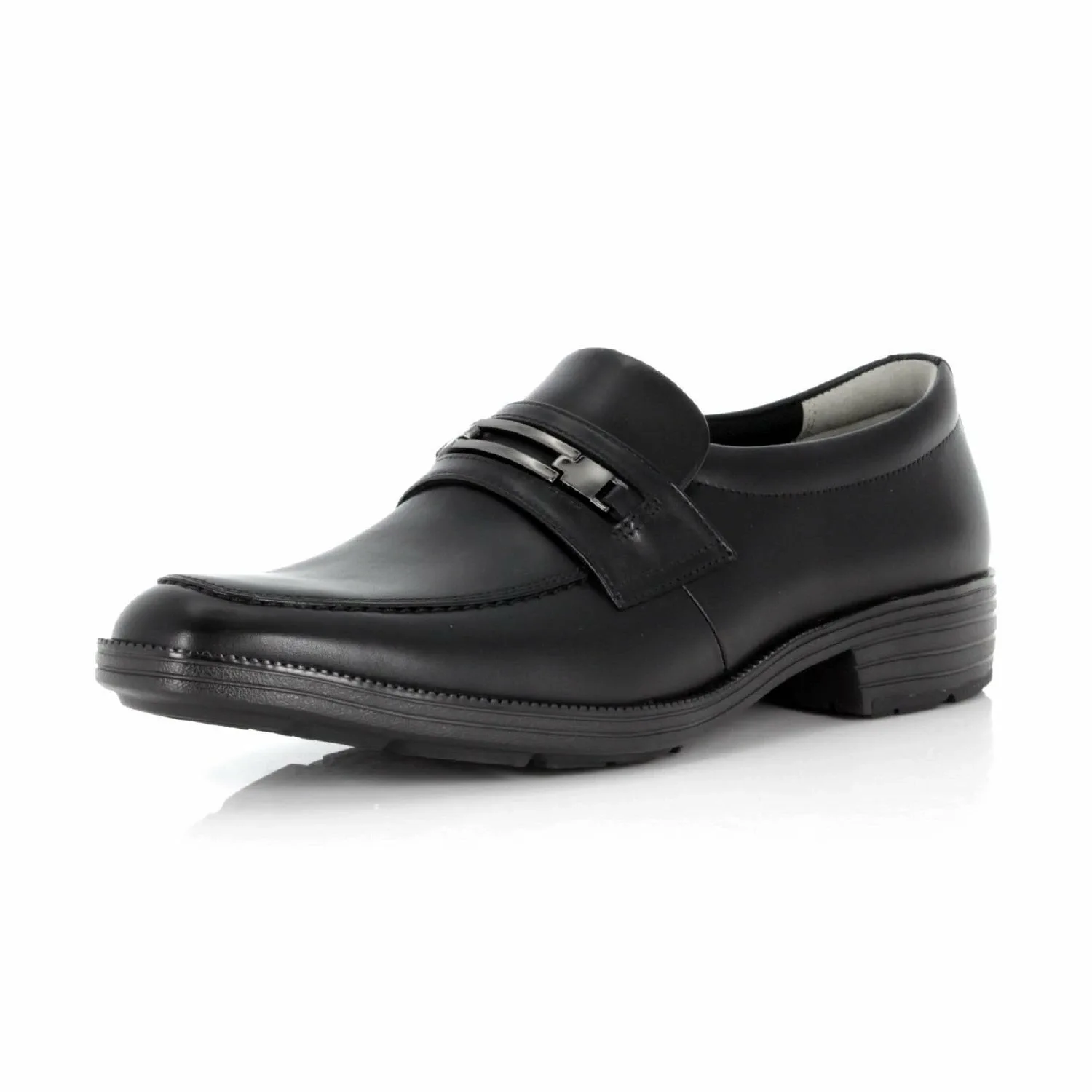 Мужские кожаные туфли MoonStar BW4604, размер 3E Balance Works, black