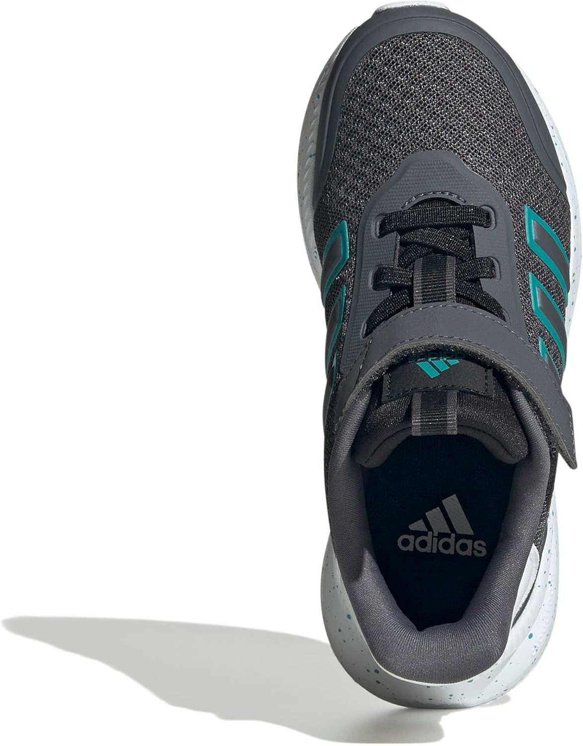 Детские кроссовки Adidas Baby-Girls XPLR Path на эластичных шнурках, черный/серый/бирюзовый — фото 2