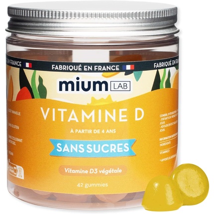 

Витамин D3 Mium Lab 2000 МЕ в высокой дозировке и легко усваивается Mium Lab Gummies Expertise