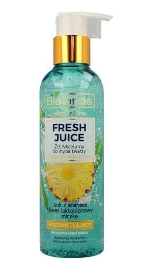 

Мицеллярный гель для осветления с цитрусовой водой Ананас, 190 мл Bielenda, Fresh Juice