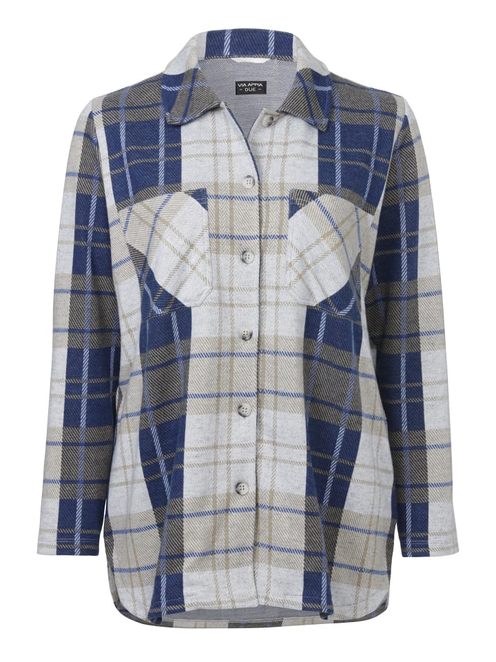 

Блузка с длинными рукавами в морском разноцветном цвете VIA APPIA DUE