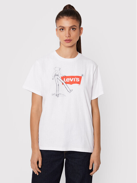 

Футболка свободного кроя Levi's, белый