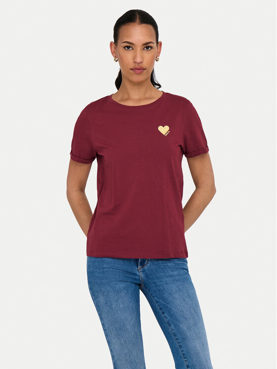 

Футболка regular fit Kita 15244714 Only, красный