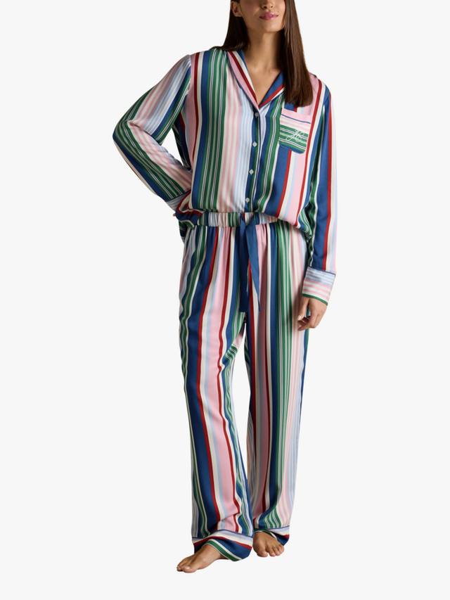 

Пижамный комплект с полосками и пуговицами Joules, Multi