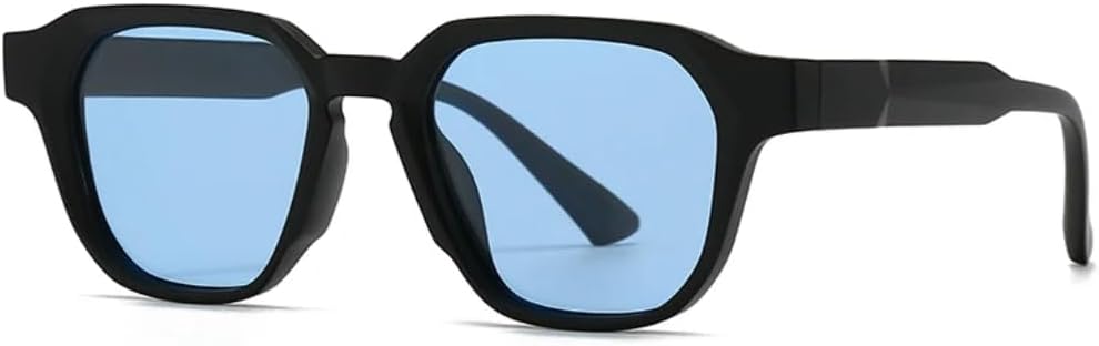 

Солнцезащитные очки с защитой UV400 | Круглая легкая оправа, линзы конфетного цвета | Для женщин и мужчин, для занятий спортом на открытом воздухе и вождения DSVIGF, Blue