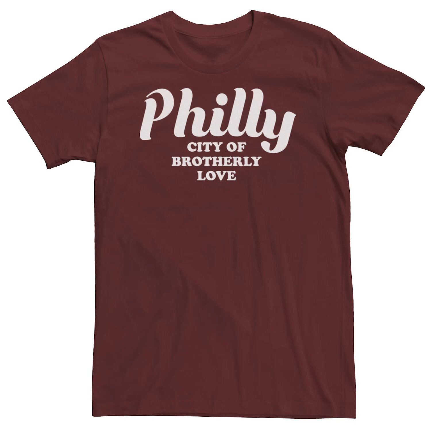 

Мужская футболка Philly City Of Brotherly Love Bold Title Licensed Character