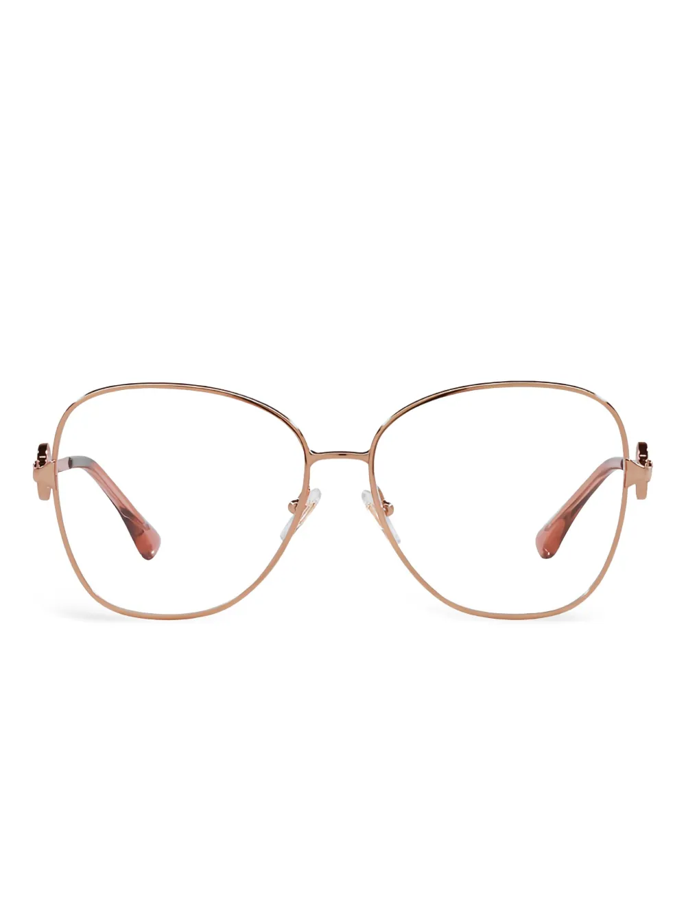

Очки в оправе 'бабочка' Versace Eyewear, розовый