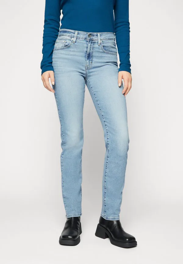 724 джинсы с высокой посадкой и прямыми штанинами Levi'S, Blue Wave Light - Light Indigo — фото 3