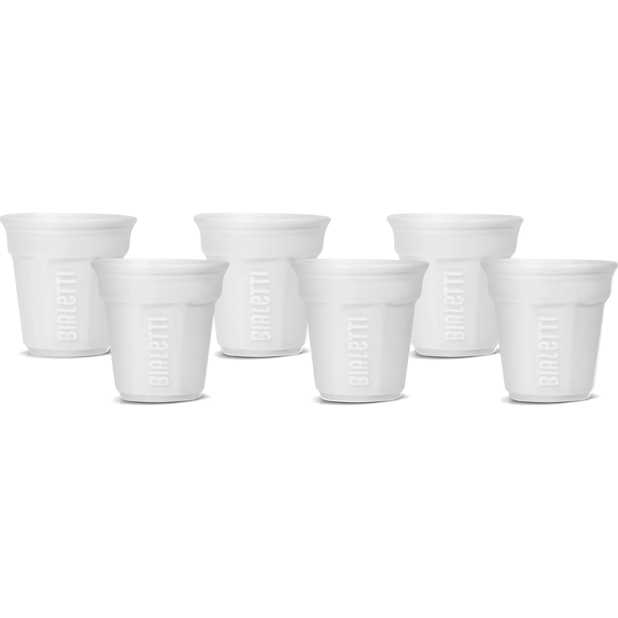 

Чашки для эспрессо BIALETTI, (набор, 6 шт.), 90 мл, 6 шт, белый