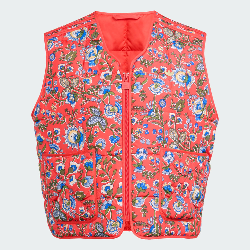 Жилет Adidas Originals x Liberty London Quilted, красный