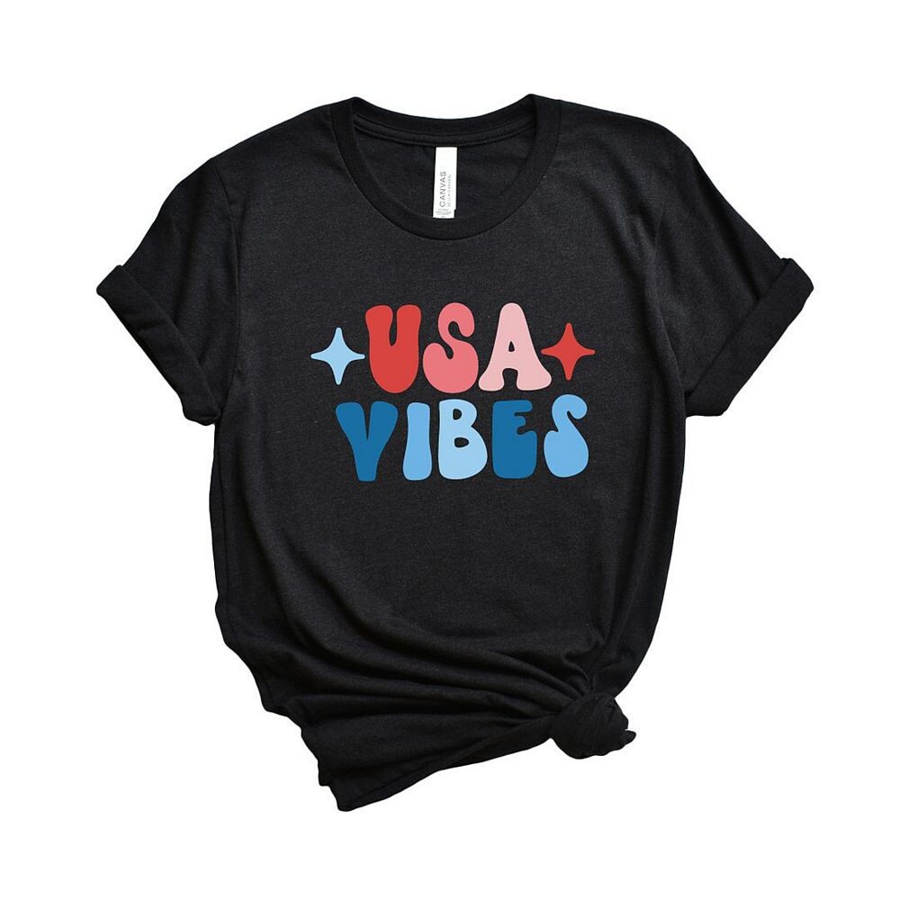 

Футболка с короткими рукавами и рисунком Usa Vibes Bubble Simply Sage Market, черный