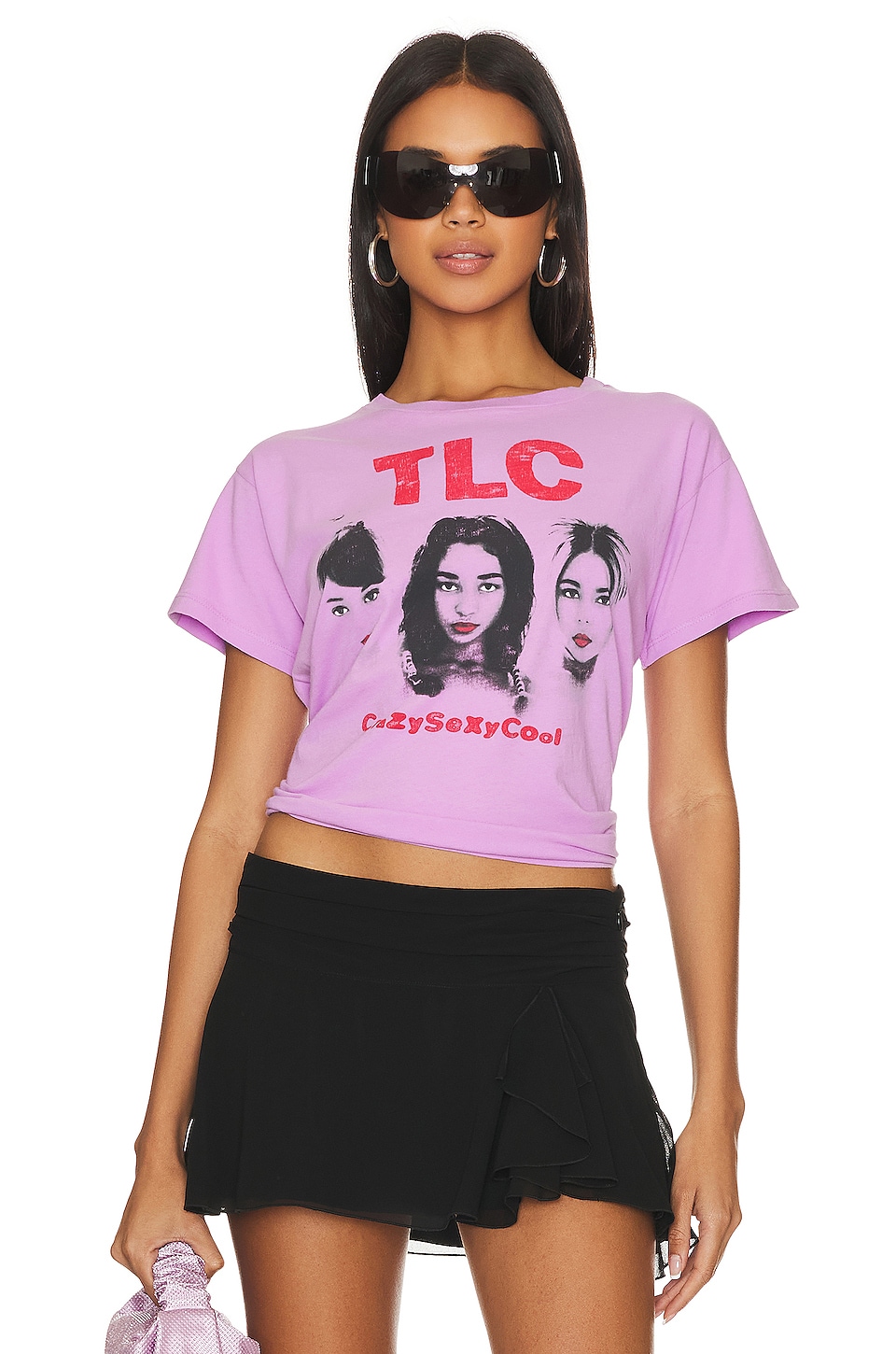 

Tlc сумасшедшая сексуальная крутая футболка соло Daydreamer, фиолетовый