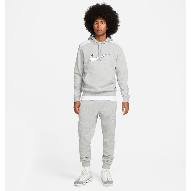 Hooded sweatshirt m nsw sp flc hoodie bb Nike, мультиколор — фото 3