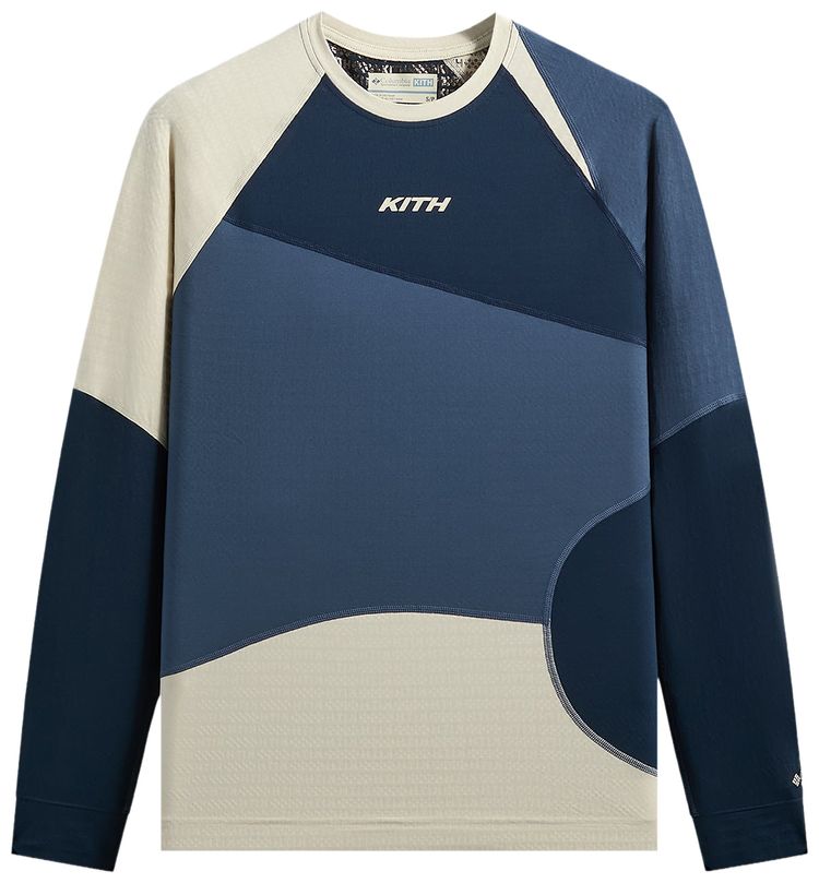 

Термофутболка Kith For Columbia Infinity с длинными рукавами, расцветка, синий