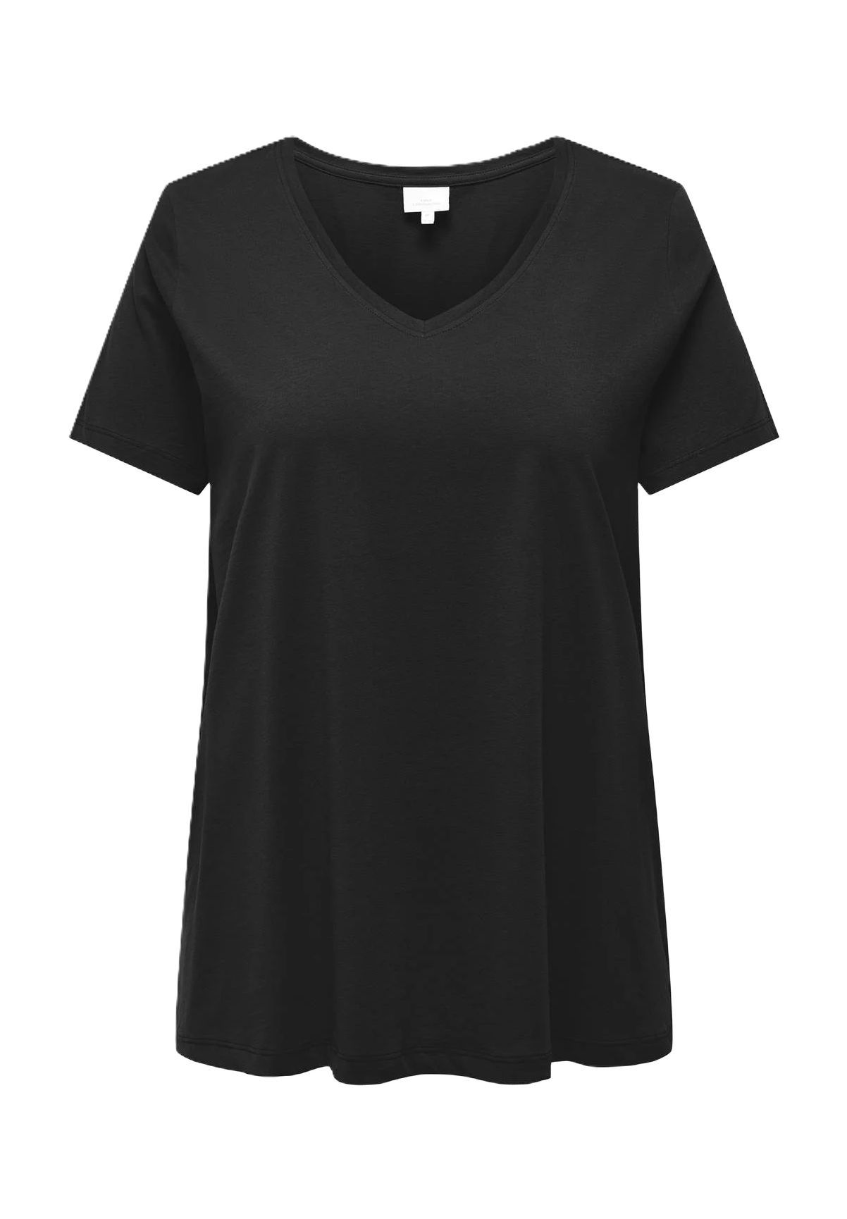 

Женская футболка с V-образным вырезом "Бонни" ONLY CARMAKOMA, цвет 177911 Black