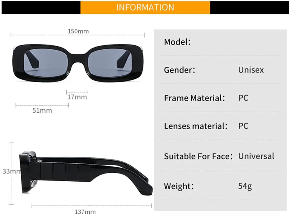 

Солнцезащитные очки прямоугольной формы для женщин и мужчин, винтажные, с декоративными линзами из поликарбоната, оправа, защита от ультрафиолета UV400 HCPIHF, C4