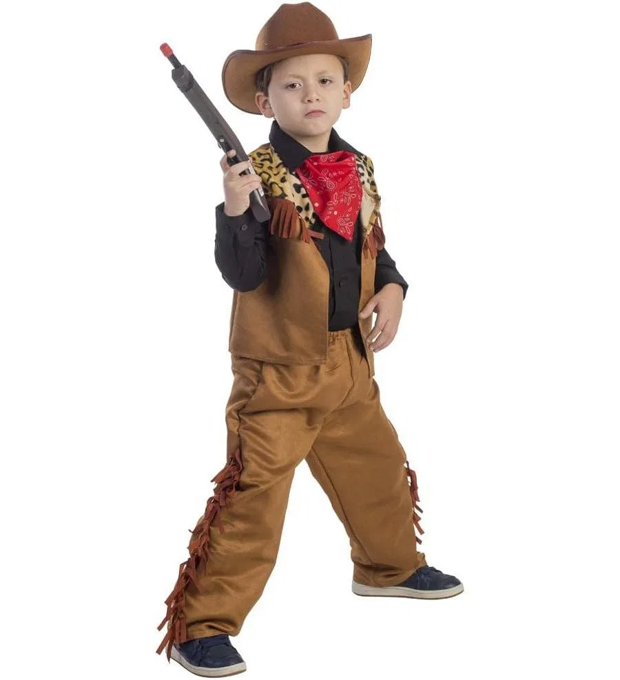 Детский костюм ковбоя Дикого Запада Dress Up America, коричневый — фото 3
