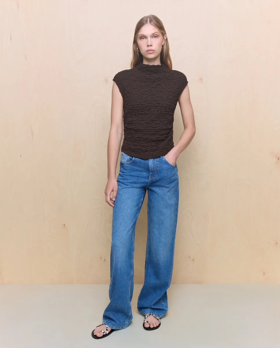 

Женские джинсовые брюки свободного кроя Easy Wear, индиго