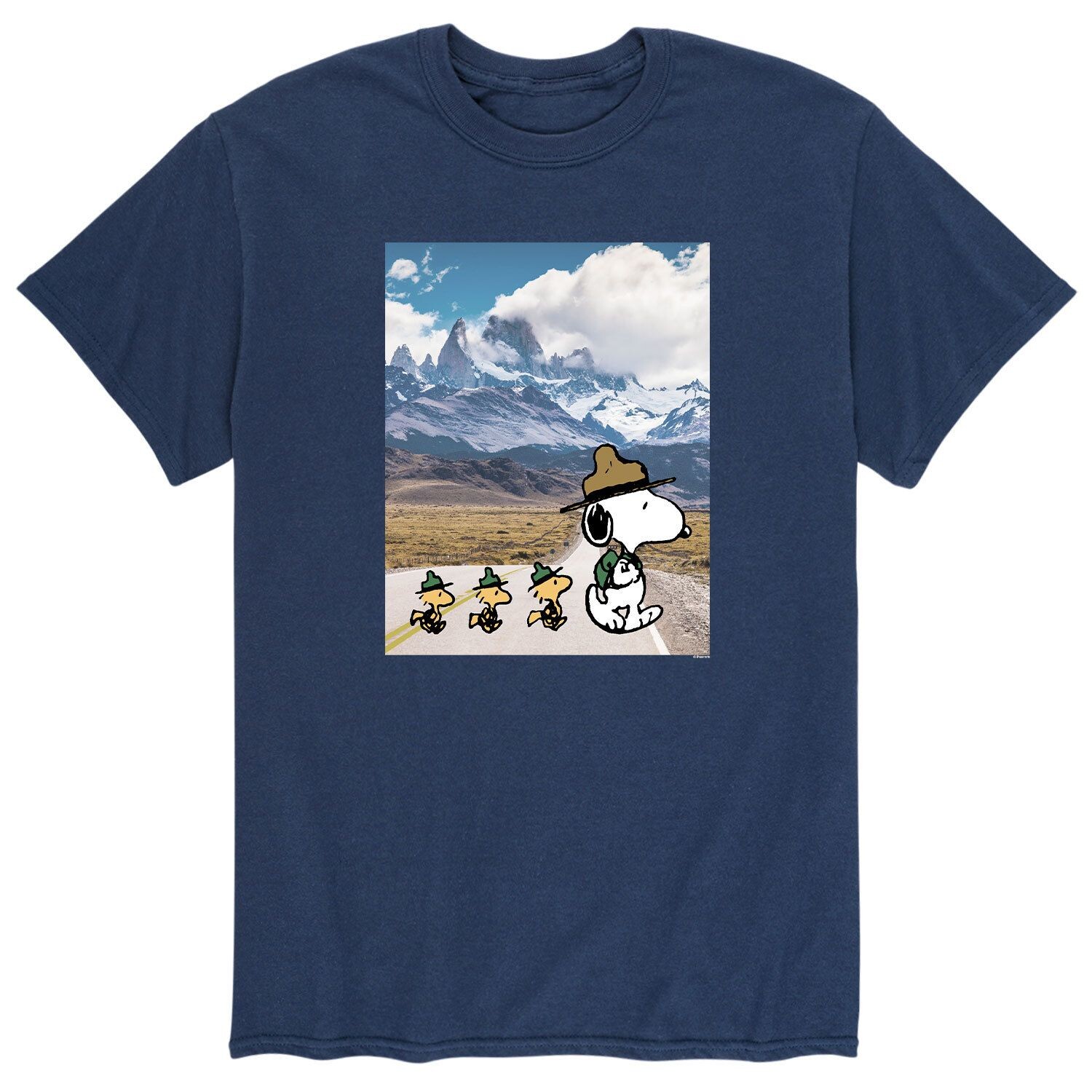 

Мужская футболка Peanuts Snoopy Nature Crossing Licensed Character