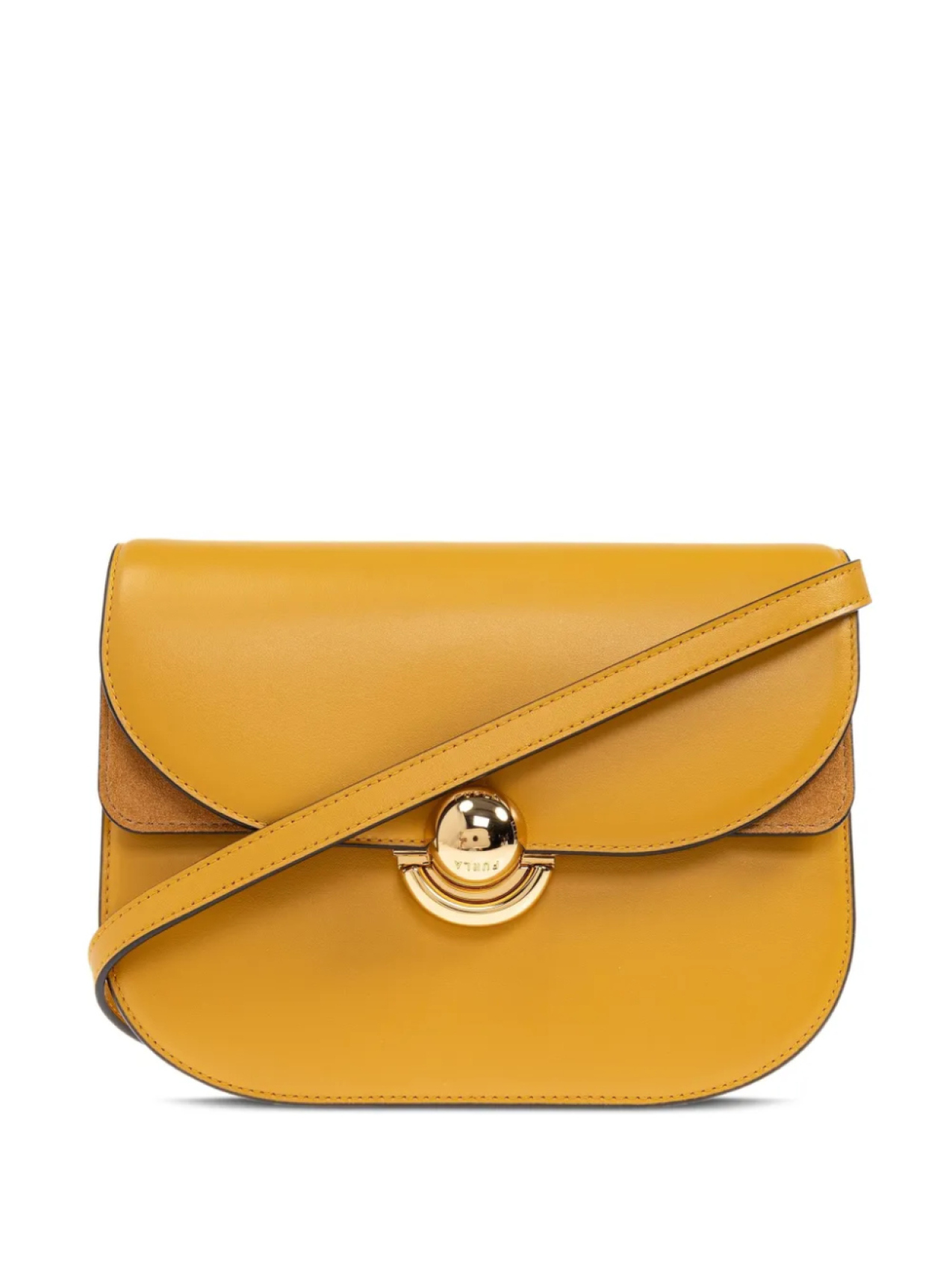 

Сумка Furla Sfera из кожи через плечо, желтый