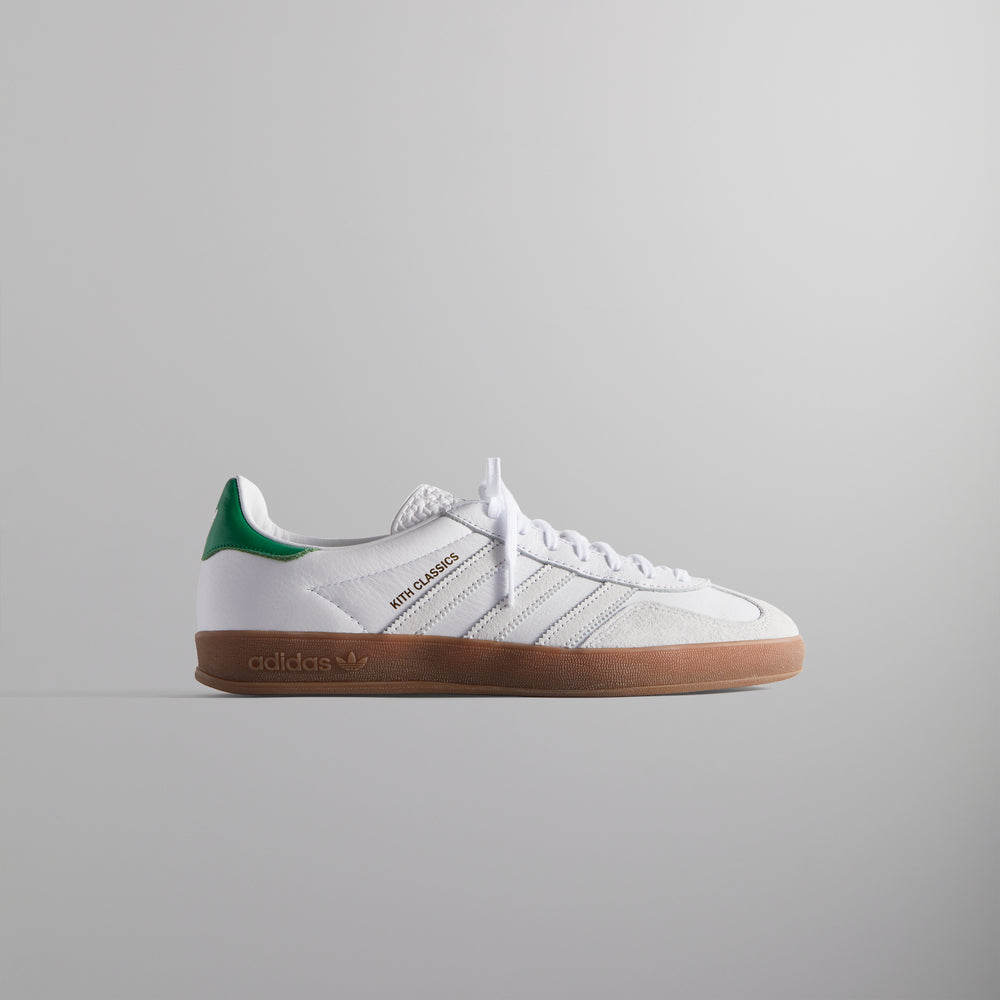 

Кроссовки Kith Classics for adidas Originals Gazelle Indoor, цвет White/Green