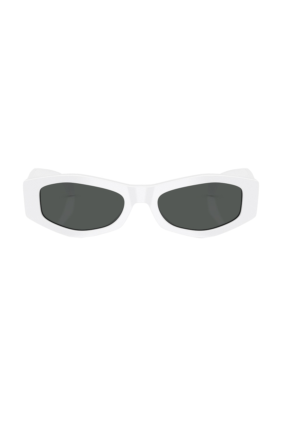 

Прямоугольные солнцезащитные очки Versace, white
