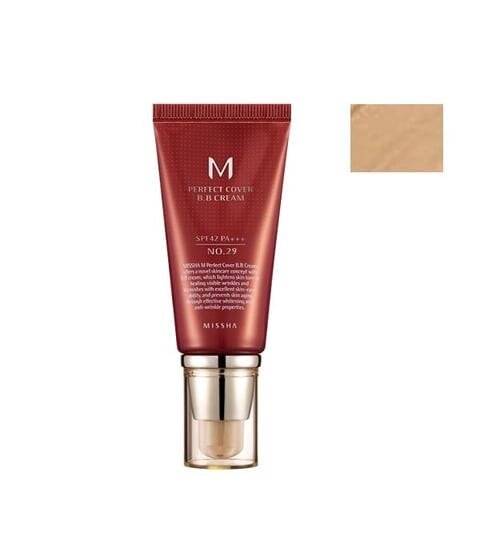 

Многофункциональный ВВ-крем 29 Caramel Beige, SPF 42, 50 мл Missha, M Perfect Cover