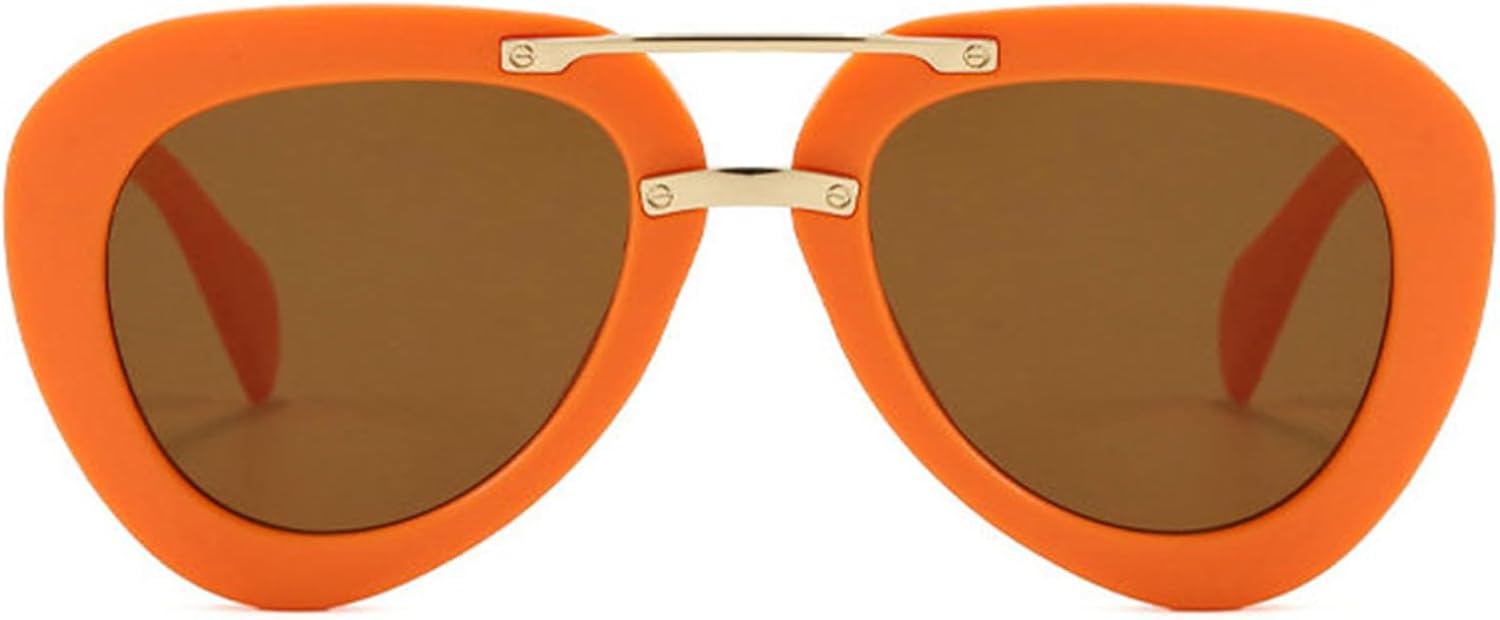 

Солнцезащитные очки Willochra большого размера в стиле «пилот» для женщин и мужчин. Модные ретро-очки квадратной формы в винтажном стиле с градиентным переходом цвета и защитой от УФ-излучения UV400, C6