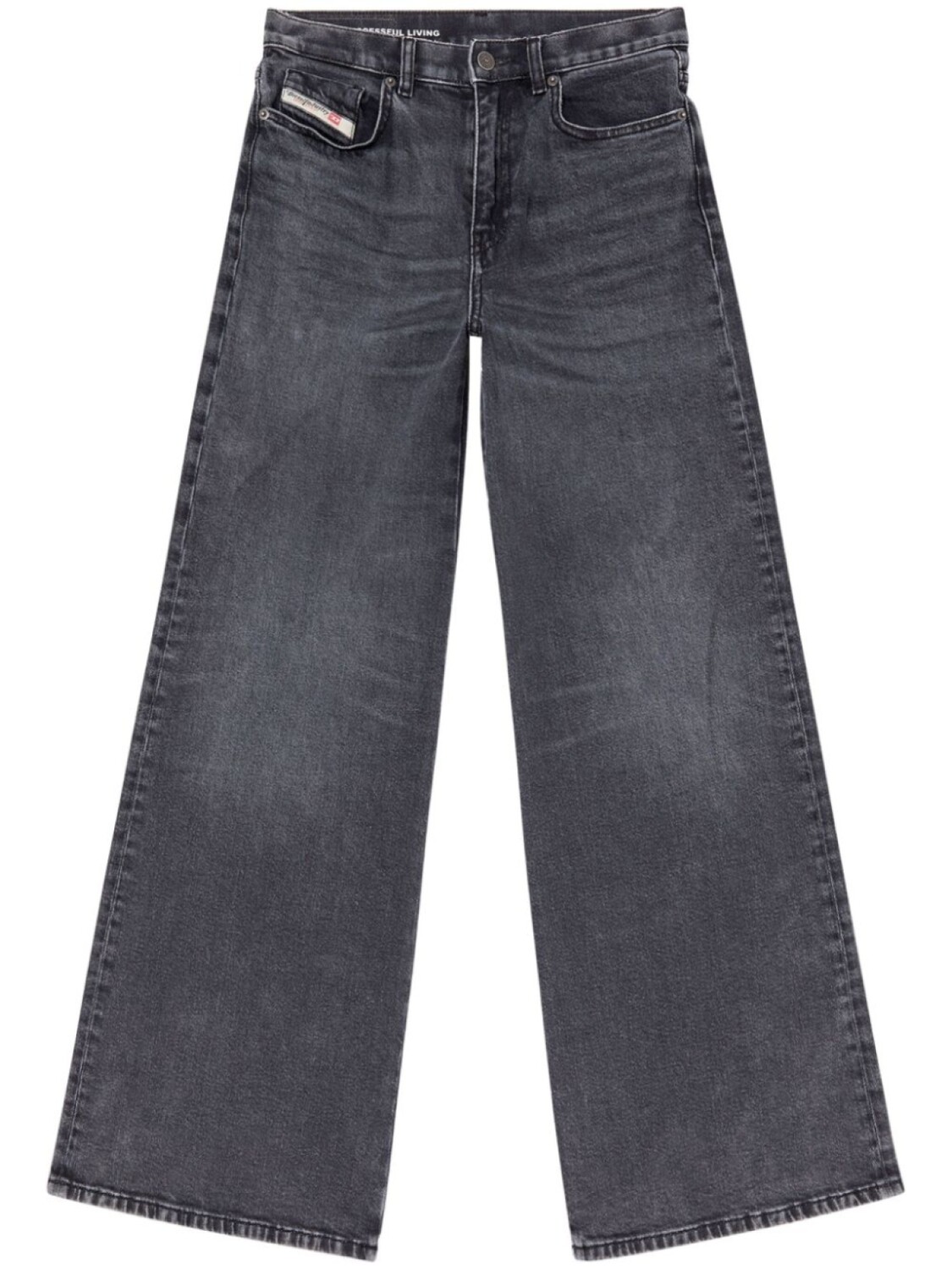 

Джинсы D-Akemi с широкими штанинами Diesel, серый