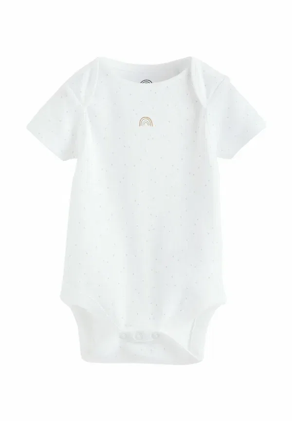 Боди Next Short sleeve baby 5 pack, белый — фото 3