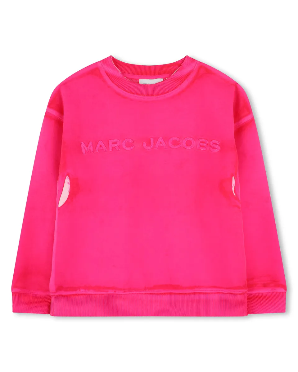 

Хлопковая толстовка с круглым вырезом Marc Jacobs, чёрный