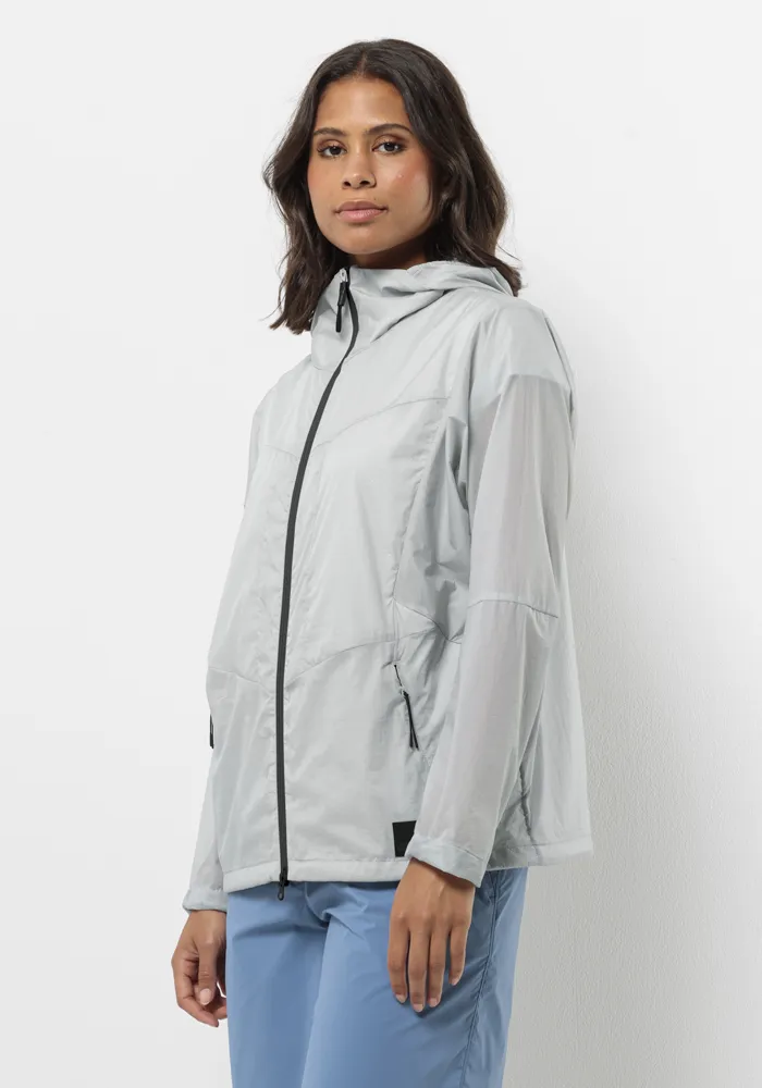 

Функциональная куртка Jack Wolfskin "WANDERJAHR JKT W", с капюшоном, серый