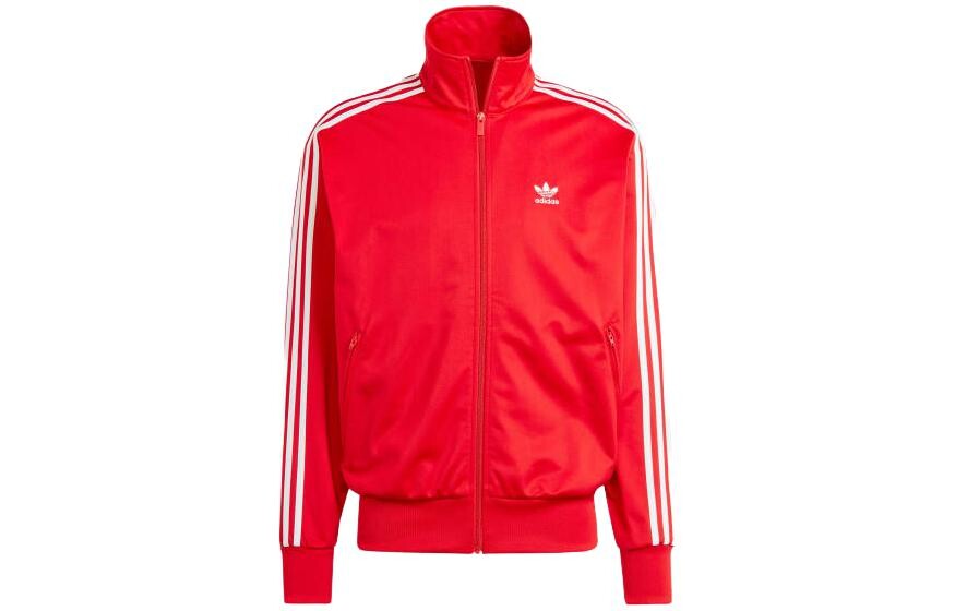 

Куртка с логотипом трилистника Adidas Firebird Adidas Originals, цвет Scarlet