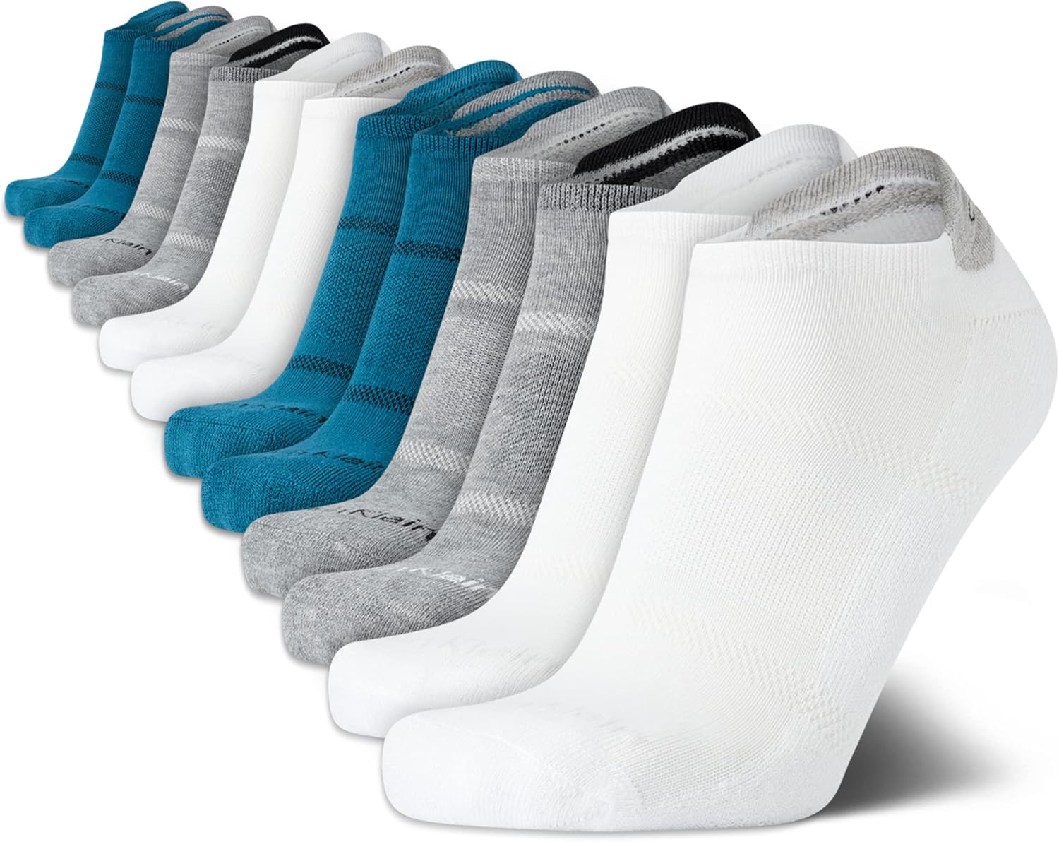 

Мужские носки Calvin Klein, непромокаемые, 12 пар, с амортизирующим вкладышем, с низким вырезом, для кроссовок, лоферов, лодочек (размер: 7-12), Assorted Tab