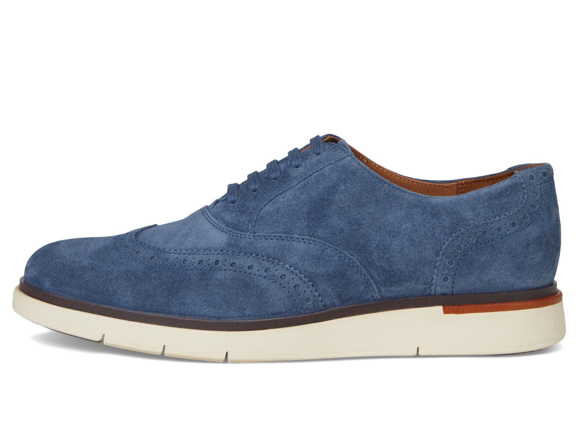 Кроссовки Allen Edmonds Carson Wing Oxford Shoes, цвет Denim Suede — фото 4