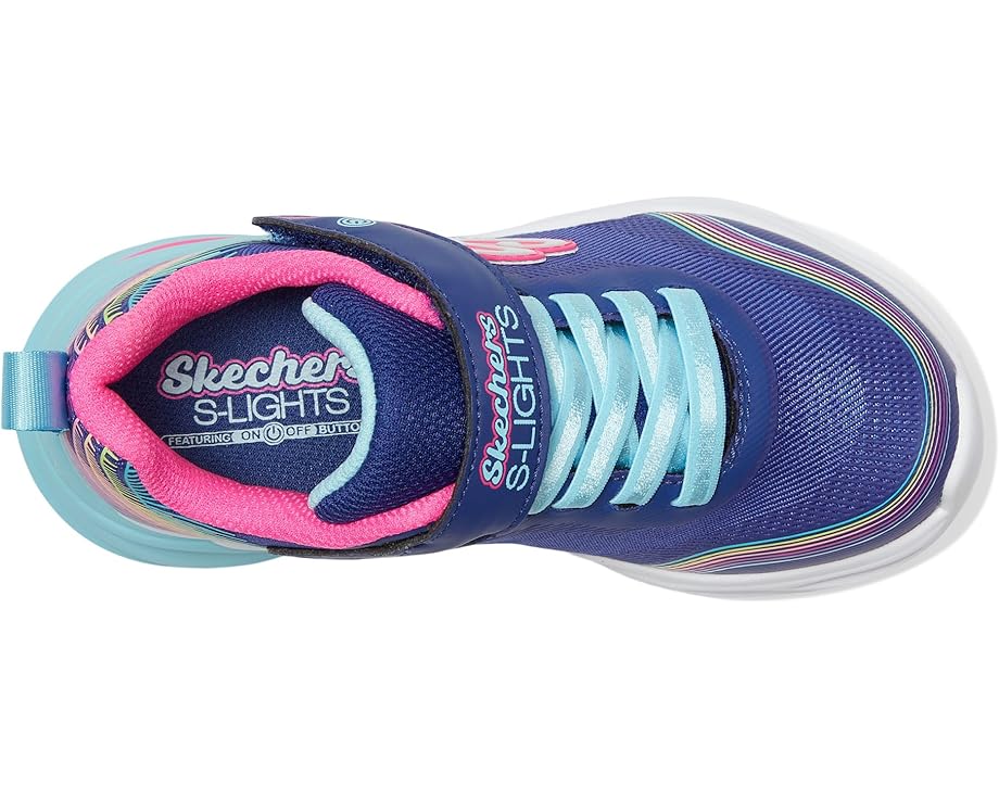 Кроссовки SKECHERS KIDS Cosmic Glow - Rainbow Beam 303709l, цвет Navy/Multi — фото 2