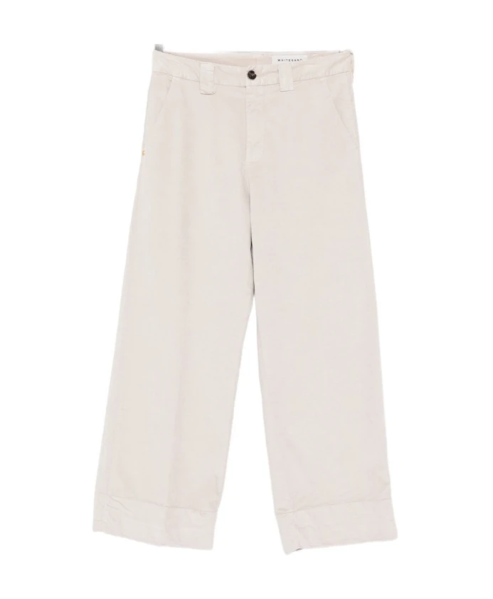 

Брюки голубино-серого цвета с отворотами. White Sand, серый