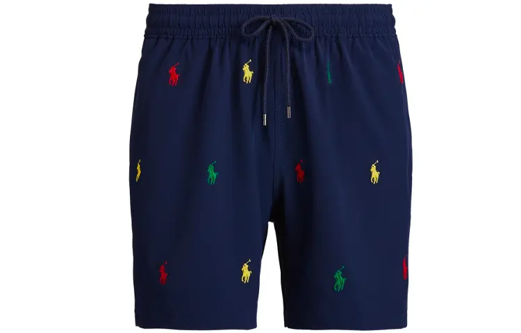 SS22 Повседневные шорты мужские темно-синие Polo Ralph Lauren — фото 2