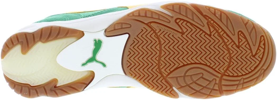 Мужские кроссовки Puma King для зала, зеленый/желтый — фото 2