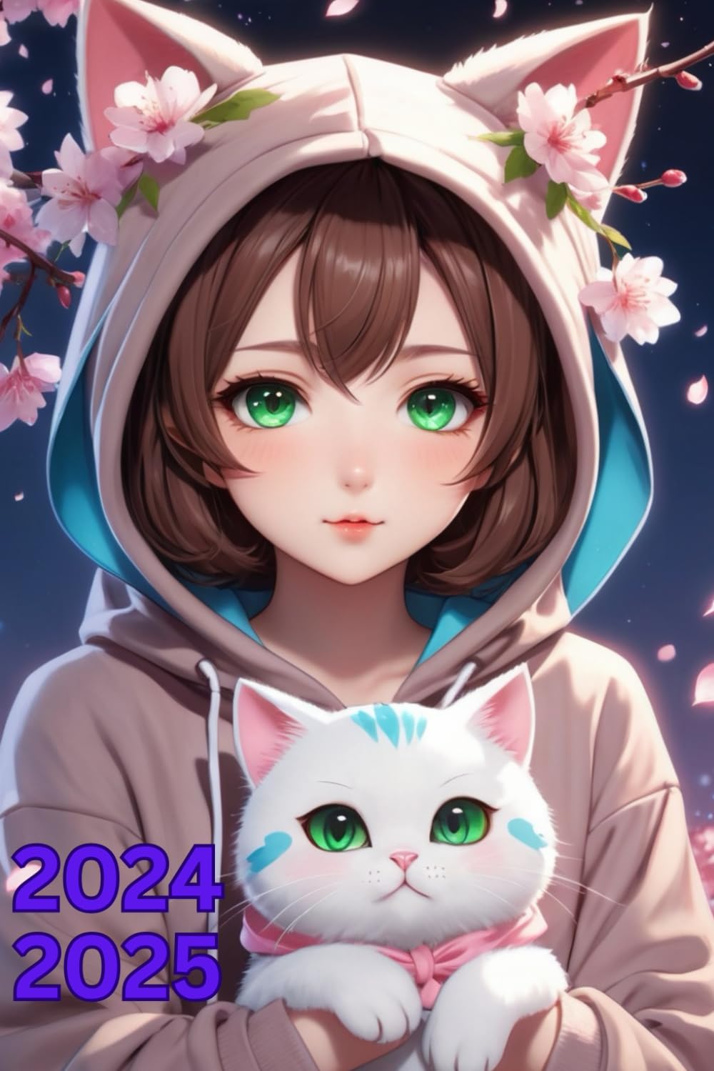 

Agenda Scolaire 2024 2025 Kawaii Manga: 1 jour par page | Primaire, Collège, Lycée | Fille à Capuche | Format A5 (French Edition)
