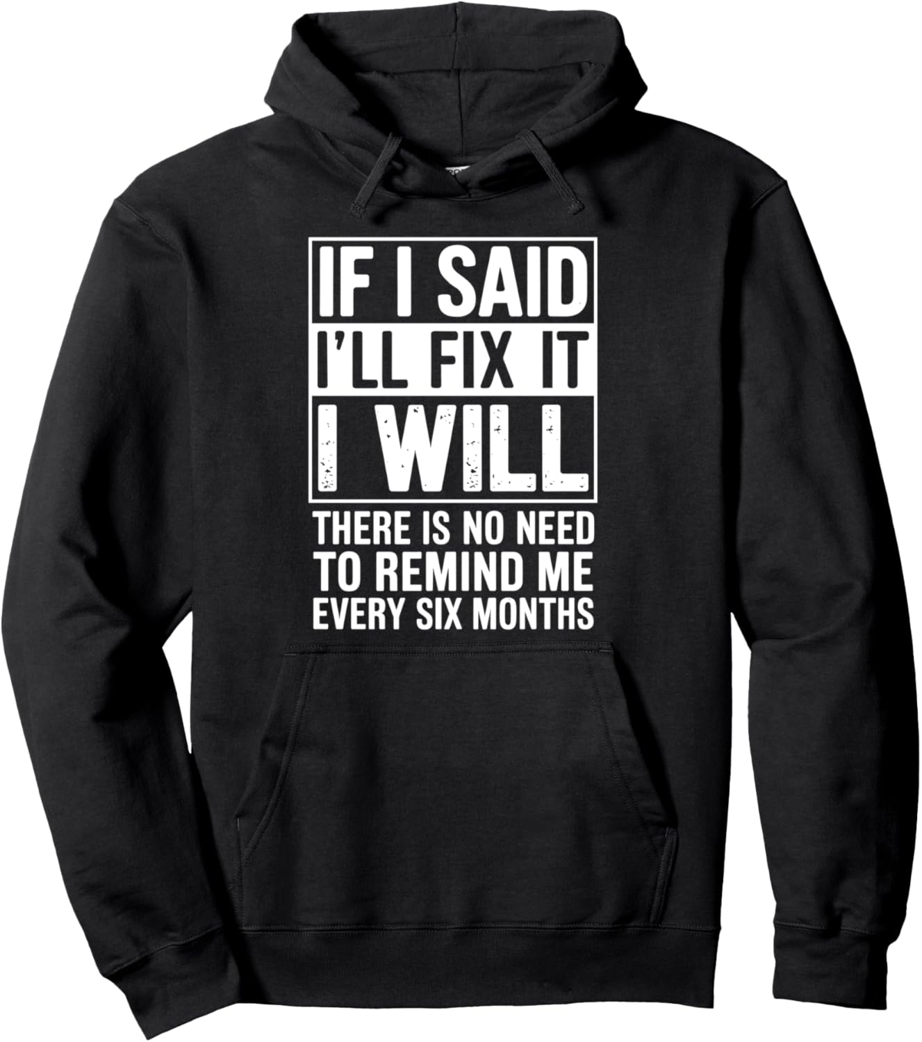 

Если я сказал, что починю, я это сделаю. Худи «Мастер на все руки, механик, хранитель» Handyman & Mechanic Apparel, черный