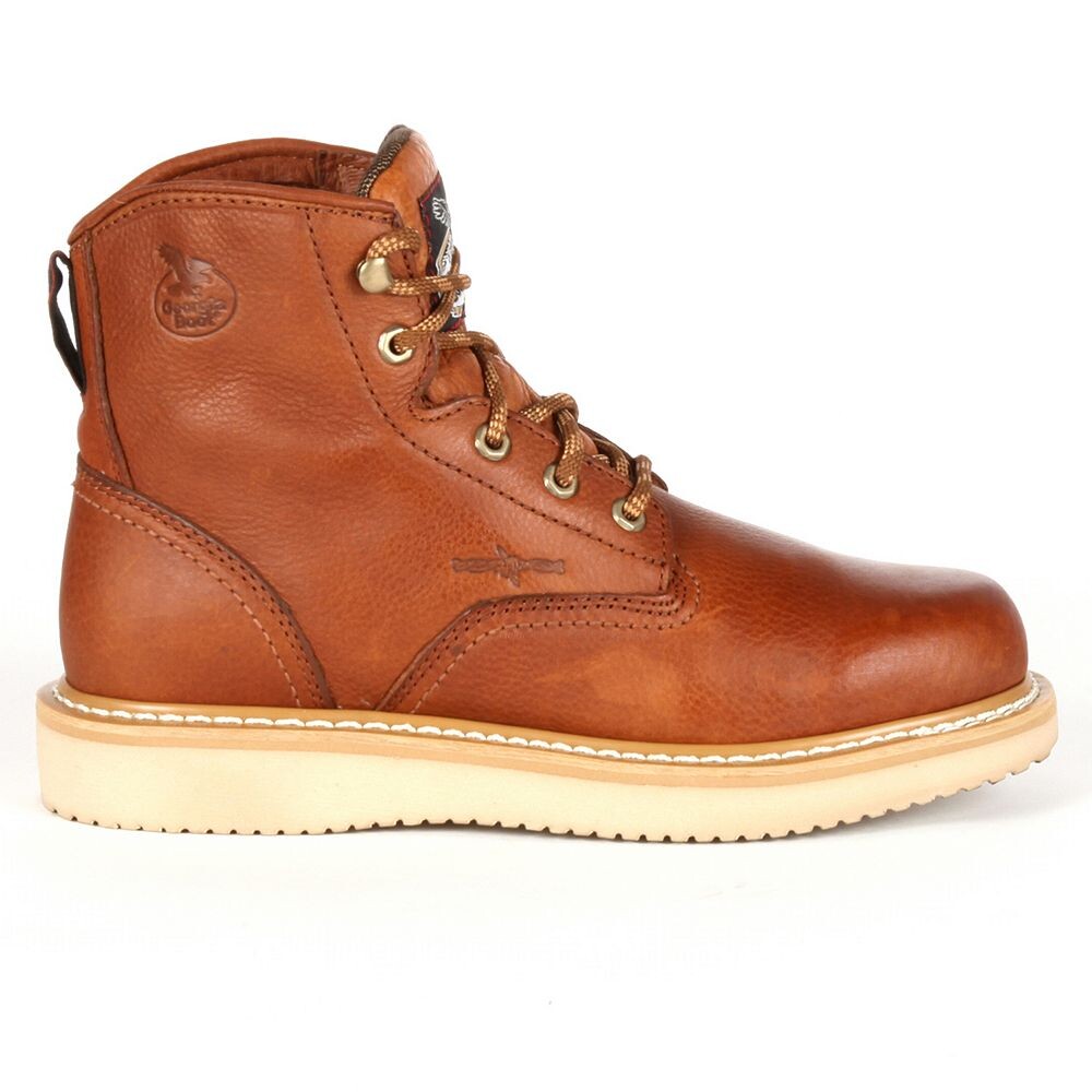 Мужские рабочие ботинки на танкетке Georgia Boots 6, цвет Barracuda Gold — фото 2