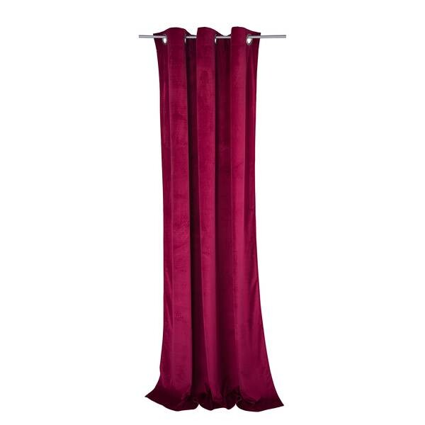 

Штора с люверсами Tom Tailor T-French Velvet, 245 см цвет weinrot