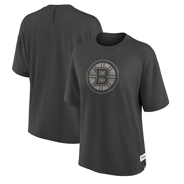 

Женская футболка Boston Bruins oversized elements raw edge future ground Fanatics