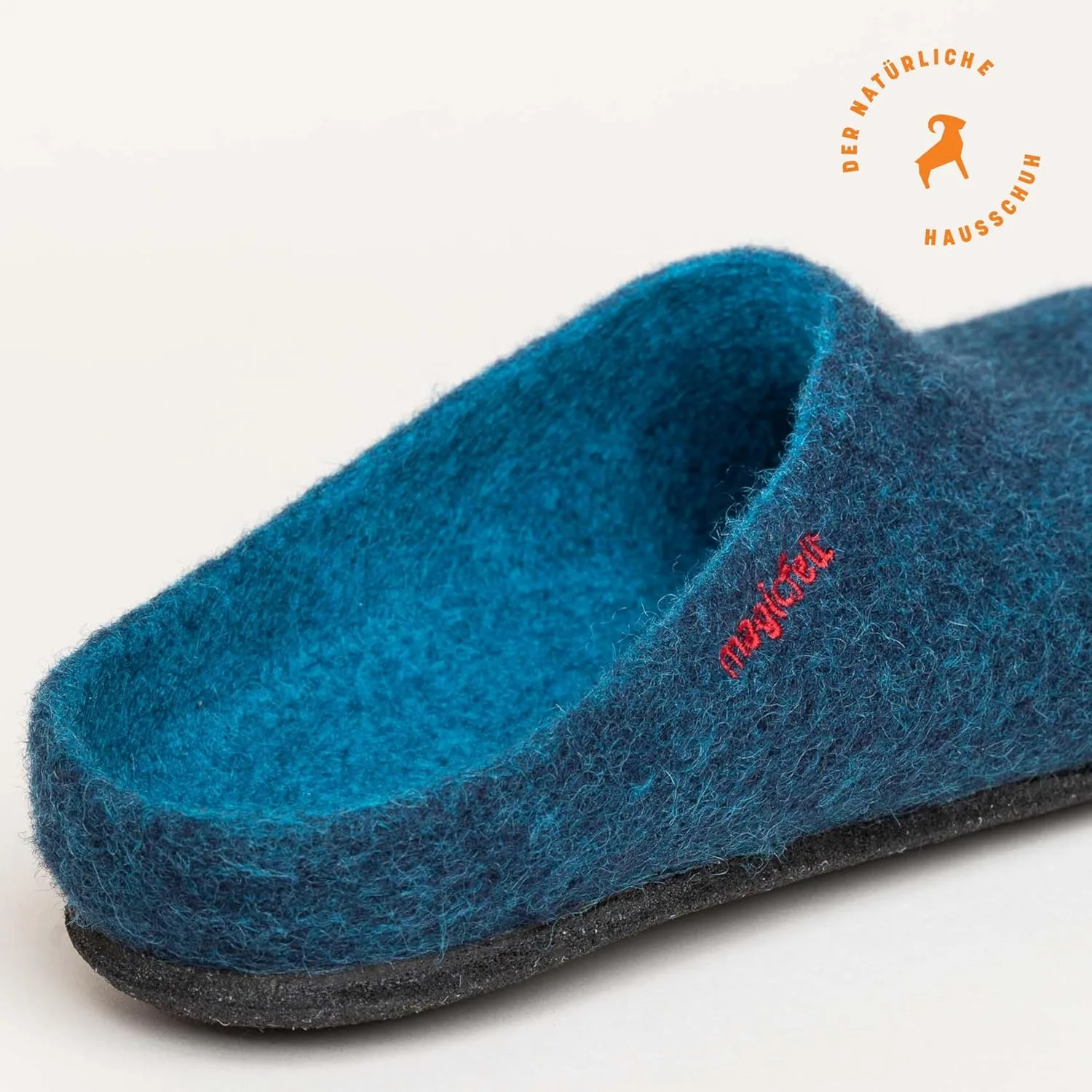 Тапочки MagicFelt AN 709 из чистой натуральной шерсти для мужчин и женщин - нескользящие и анатомической формы — фото 4