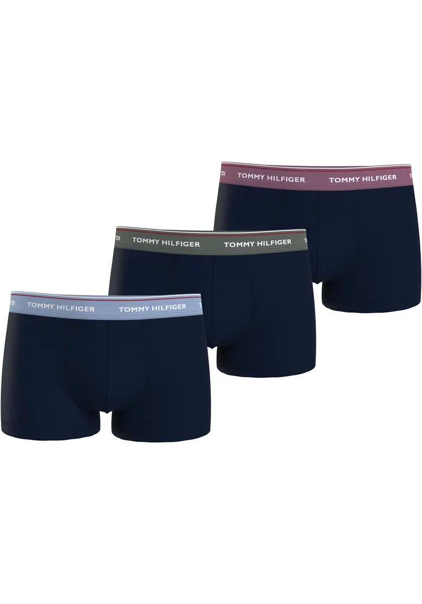 

Tommy Hilfiger Underwear Трусы "3P WB TRUNK" (3 шт. в упаковке, 3 шт. в упаковке), с эластичным поясом с логотипом, лиловый