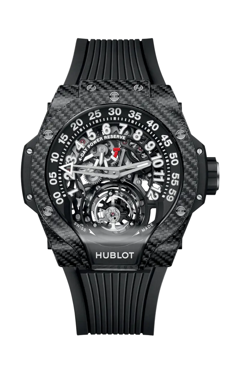 

Исключительные часы mp-13 турбийон с двухосевой ретроградной индикацией, черный карбон, 44 мм - лимитированная серия - 913.yt.1170.rx HUBLOT