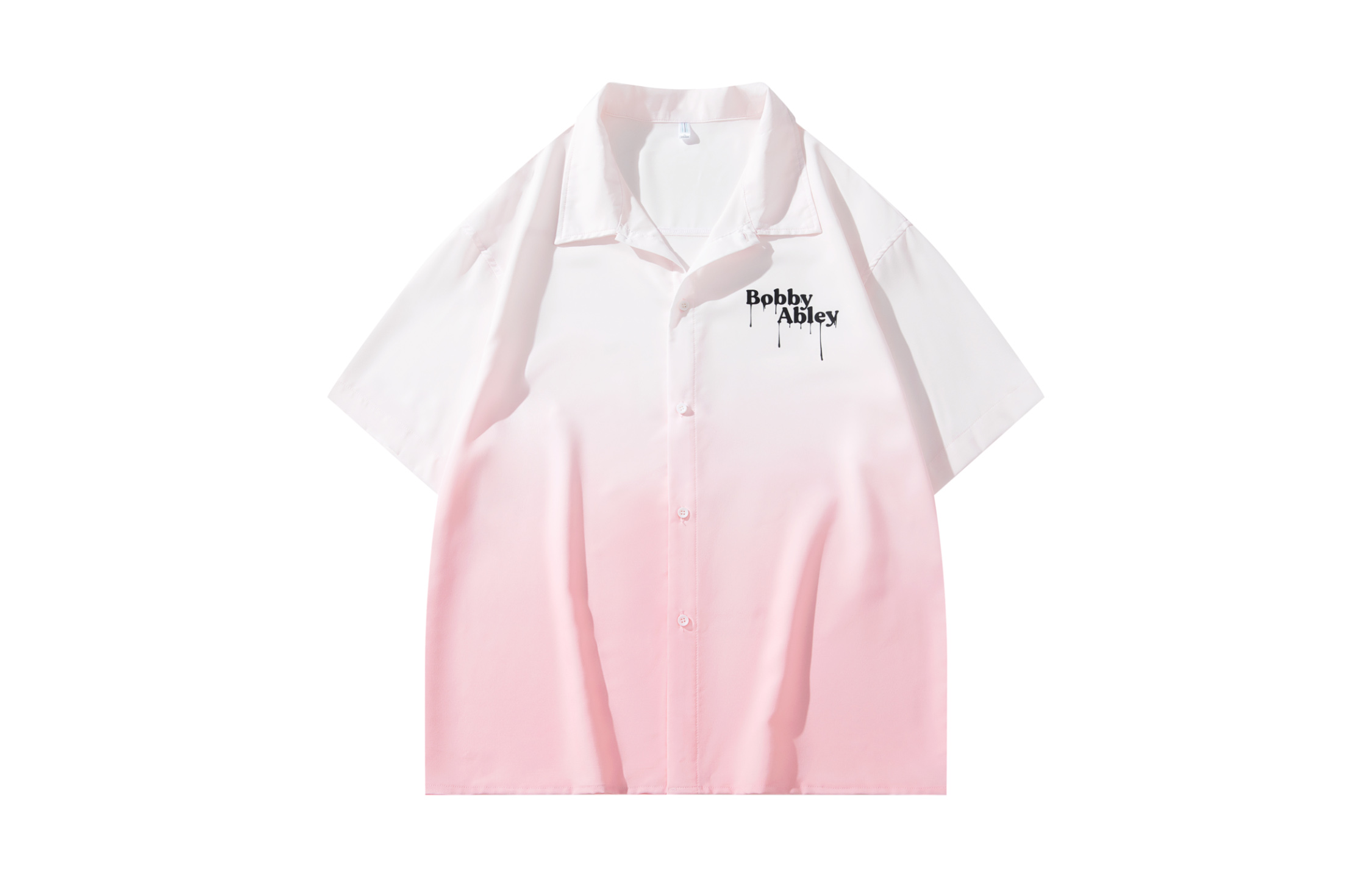 

BOBBY ABLEY Куртка Unisex, White Pink (Short-Sleeved Shirt Style)